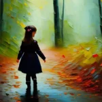 دختر کوچولو در جنگل تاریک