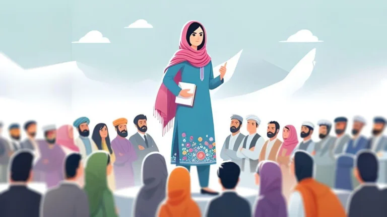 پیام یک دختر از جایگاه رهبری